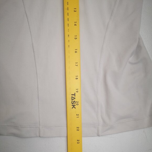 Lole Ladies Size Medium Cream Racer Back Fitted Athletic Top - Picture 10 of 11